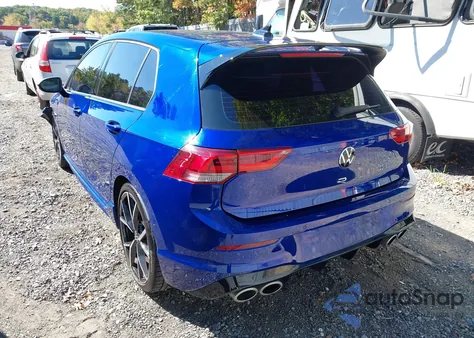 2022 Volkswagen Golf R 2.0T из США, поврежденный, VIN WVWFB7CD3NW147980